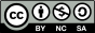 Creative Commons license BY-NC-SA icon