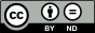 Creative Commons license BY-ND icon
