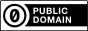 Creative Commons license CC0 icon